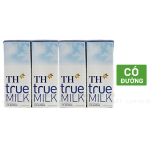 TH True Milk 가당 멸균우유 180ML (4개입)