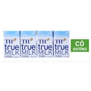 TH True Milk 가당 멸균우유 110ML (4개입)