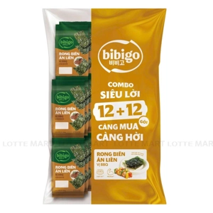 bibigo BBQ맛 김 스낵 4G x 24개입