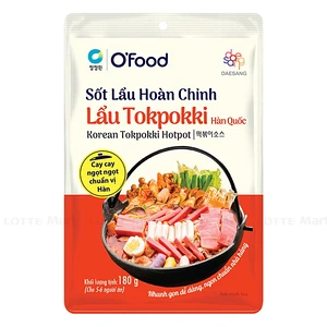 O'Food 한국 떡볶이 전골 소스 180G