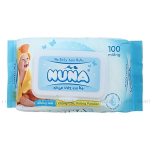 Nuna 유아용 무향 물티슈 (100매)
