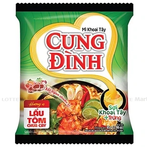 Cung Dinh 매콤달콤 새우 봉지라면 80G