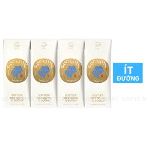 Moc Chau Creamery 저당 멸균우유 180ml × 4개입