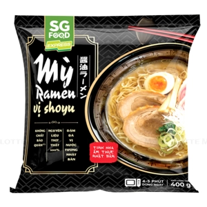 Mỳ Ramen Vị Shoyu SG Food Gói 400g