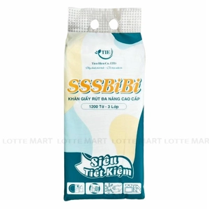 Sssbibi 3겹 벽걸이용 화장지 1200매입
