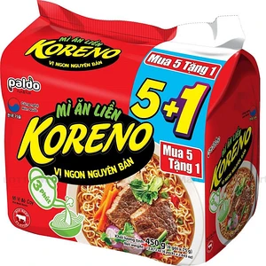 코레노 매운 소고기라면 (5개입x75G)