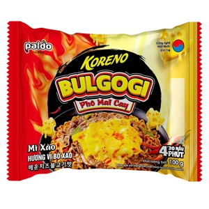 Koreno 매운 치즈 불고기 소고기 볶음면 100g 1
