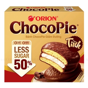 Bánh Orion Chocopie Giảm Đường Hộp 360g (12 Cái)
