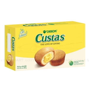 Custas 크림 필링 카스타라 케이크 423G (18개입) 1
