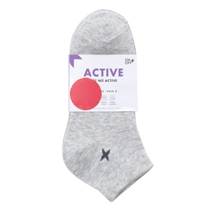 ONOFF Active 여성용 발목 양말 3켤레 세트 1