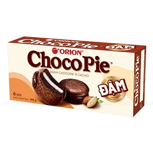 Bánh Chocopie Dark Hộp 198g (6 Cái)