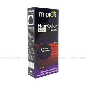 M-Pros 새치용 염색약 A2 60ML (다크 브라운) 1