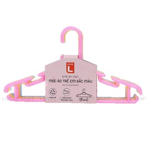 Móc Áo Trẻ Em Choice L Sắc Màu Lốc 6 Cái (Giao Màu Ngẫu Nhiên)