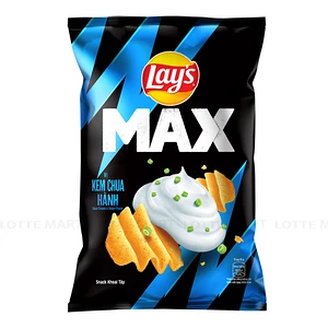 Lay's Max 사워크림 &amp; 어니언 감자칩 125G 1