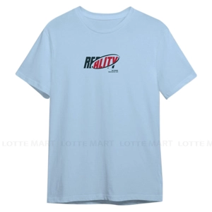 Basic Icon 남성용 라운드넥 연두색 반팔 프린트 티셔츠 사이즈 M-XXL 1