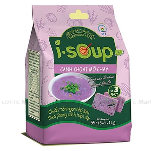 I-Soup NFC 인스턴트 동결 건조 채식 자주색참마 국물 블럭 (11G x 5개)