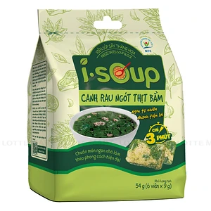 I-Soup NFC 인스턴트 동결 건조 고기를 넣은 아마메시바 국물 블럭 (9G x 6개)