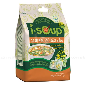 I-Soup NFC 인스턴트 동결 건조 채식 버섯 국물 블럭 (7G x 5개)