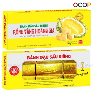 Rong Vang Hoang Gia 녹두 두리안 과자 170G