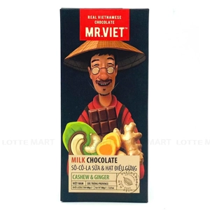 MR.VIET 캐슈넛 및 생강 밀크 초콜릿 80G