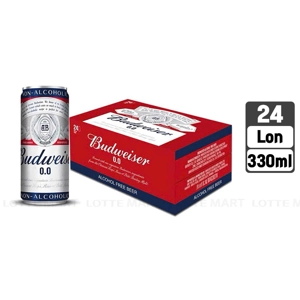 Budweiser 0.0 무알코올 맥주 330ml x 24캔