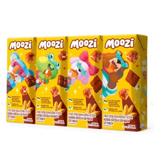 Moozi 초콜릿맛 젤리 영양 음료 (170ml x 4개입)