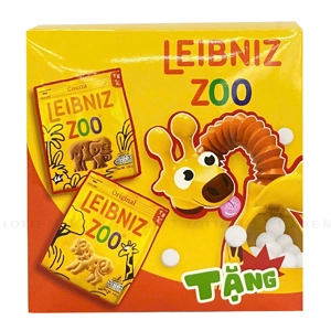 Leibniz Zoo 버터 & 코코아 동물 비스킷 선물 세트 205G