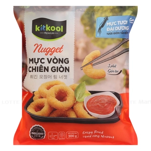 Kitkool 튀긴 오징어 링 너겟 300G