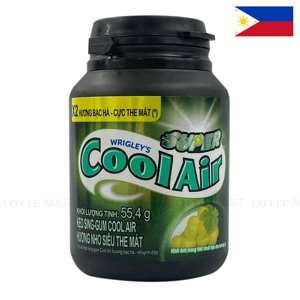 Cool Air 슈퍼 쿨 포도맛 껌 55.4G