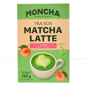 Moncha 복숭아 말차 라떼 180G