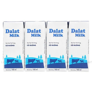 달랏밀크 가당 멸균우유 180ML (4개입)