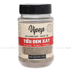 Vipep Ground Black Pepper 간 흑후추 100G