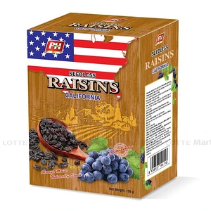 Lion Raisins 씨 없는 검은 건포도 150G (색상 랜덤 배송)