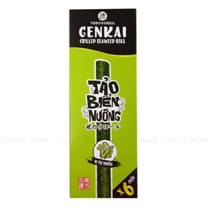Genkai 자연 롤 김스낵 6개입 x 3G