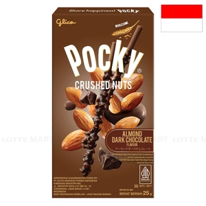 Pocky 아몬드 다크 초콜릿 크러쉬 스틱 비스킷 25G