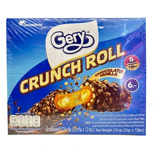 Gery 초콜릿 바닐라 맛 롤과자 276G