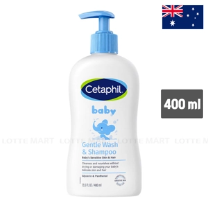 Cetaphil 베이비 젠틀 아기 샴푸 및 바디워시 400ml