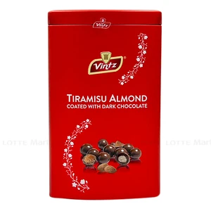 Socola Đen Tiramisu Vintz Almond Hộp Thiếc 120G