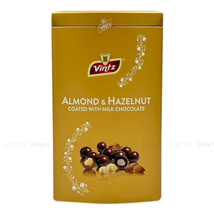 Socola Sữa Vintz Hạnh Nhân Hạt Dẻ Hộp Thiếc 120G