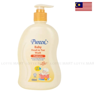 Pureen 베이비 프리바이오틱스 샴푸 앤 바디워시 400ml 1