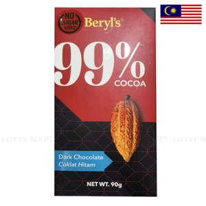 Beryl's 무설탕 다크 초콜릿 카카오 99% 90G (EA)